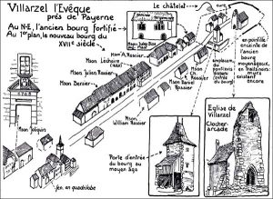 Carte de Villarzel l'Evêque